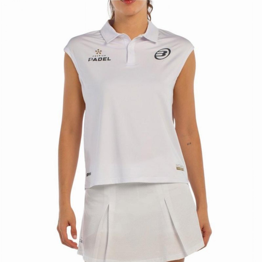 Bullpadel Premier Padel Polo Acido Branco  Oferta + Barato