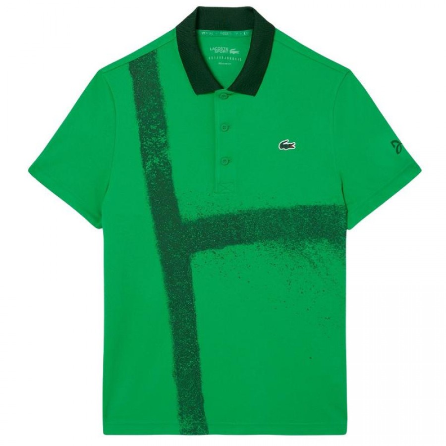 Polo Lacoste Novak Djokovic Ultra Dry Verde  Offer + Cheap