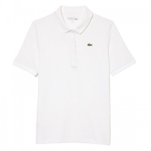 Polo Lacoste Pique Blanco Mujer Polo Lacoste Pique Blanco Mujer