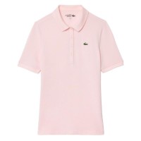 Polo Lacoste Pique Rose Femme  Offre - Pas cher