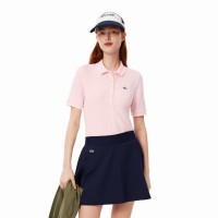 Polo Lacoste Pique Rose Femme  Offre - Pas cher