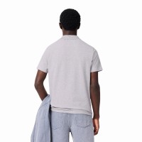 Polo Lacoste Regular Fit Algodon Gris Vigore  Offre - Pas cher