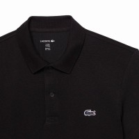 Polo Lacoste Regular Fit Algodon Negro  Offre - Pas cher