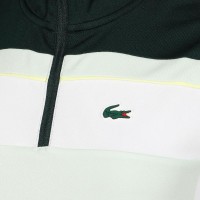 Lacoste Sport Ultra Dry Pique Green White Women  s Polo Shirt
