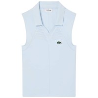 Polo Lacoste Tight Fit Azul Claro Mujer  Offre - Pas cher