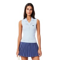 Polo Lacoste Tight Fit Azul Claro Mujer  Offre - Pas cher