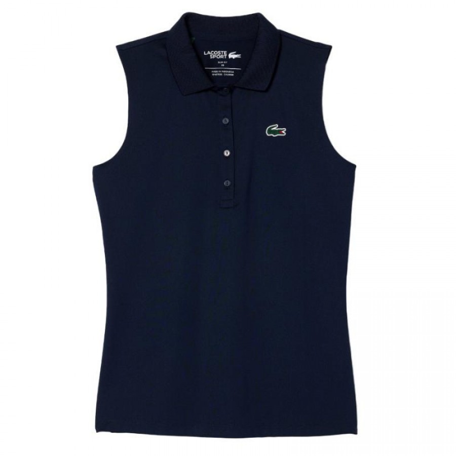Polo Femme Lacoste Ultra Dry Bleu Marine  Offre - Pas cher