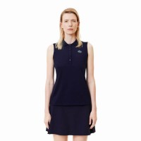Polo Femme Lacoste Ultra Dry Bleu Marine  Offre - Pas cher