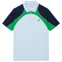Polo Lacoste Ultra Dry Azul Verde  Offer + Cheap