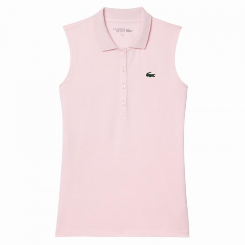 Polo Lacoste Ultra Dry Rosa Mujer Polo Lacoste Ultra Dry Rosa Mujer