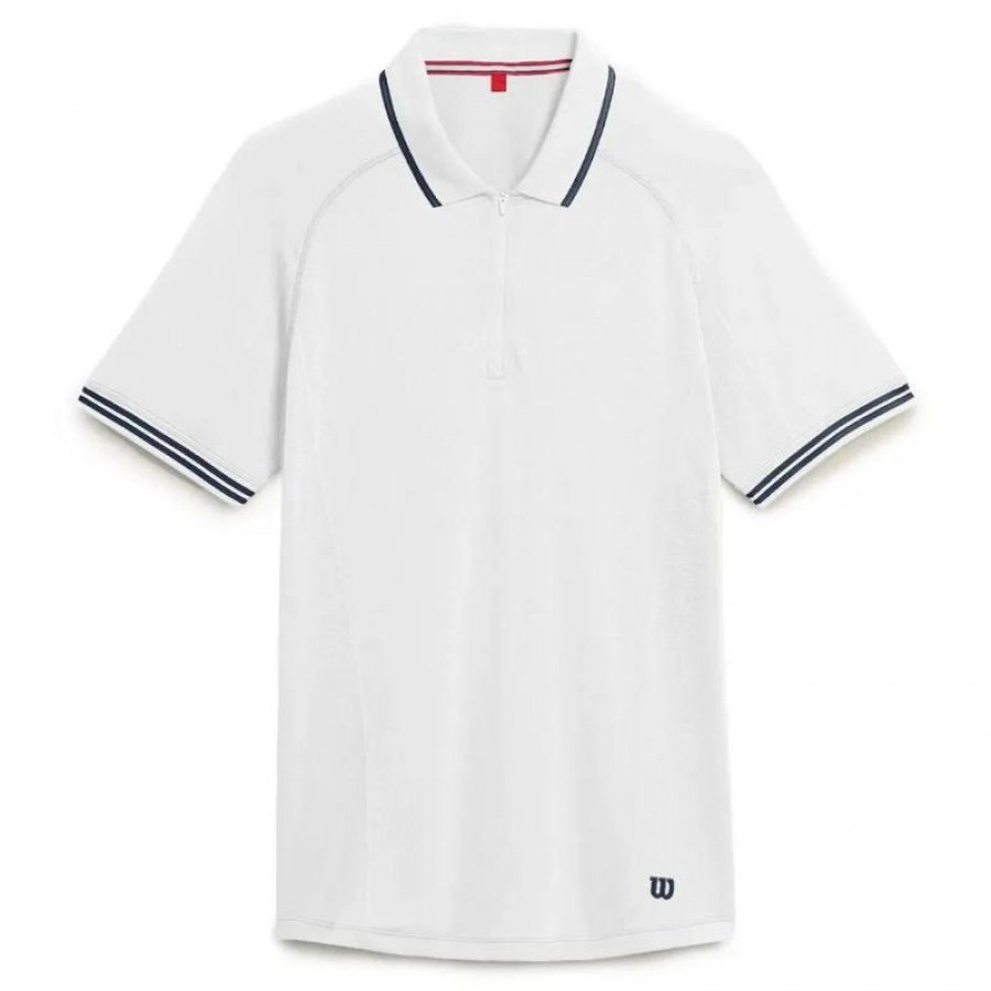 Joueurs Polo Wilson sans couture 2.0 Blanco  Offre - Pas cher