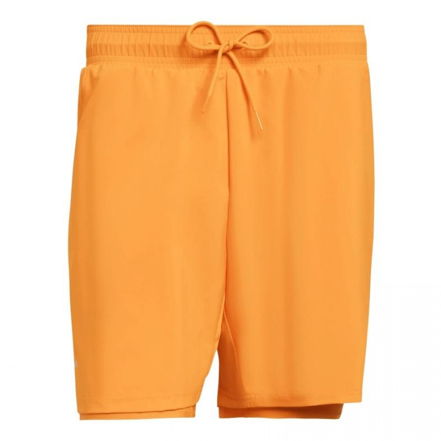 Adidas Club 2 in 1 Orange Shorts