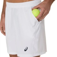 Short Asics Court 7IN Blanco  Oferta + Barato