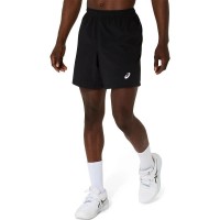 Short Asics Tribunal 7IN Negro Blanco  Oferta + Barato