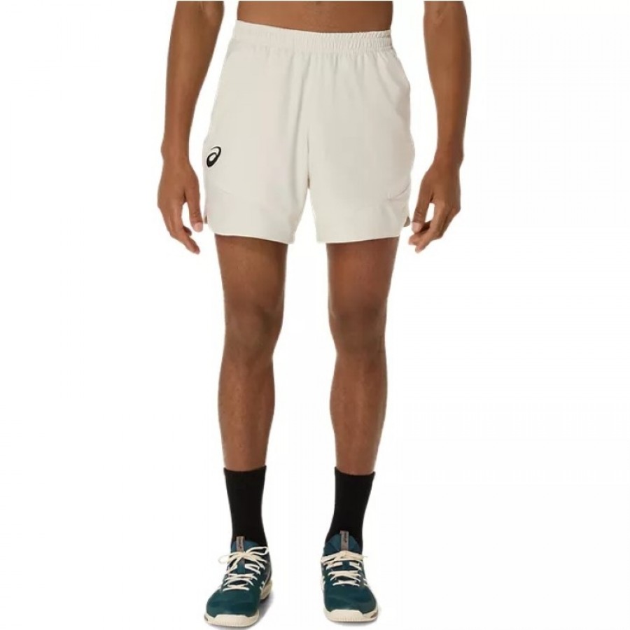 Short Asics Match 7In Beige Claro  Oferta + Barato