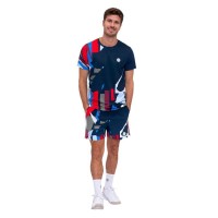 Badu New York 7 polegadas azul escuro vermelho Bidi shorts  Oferta + Barato