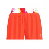 Curta Bidi Badu Wild Arts Impresso 2en1 Naranja Mix Junior  Oferta + Barato