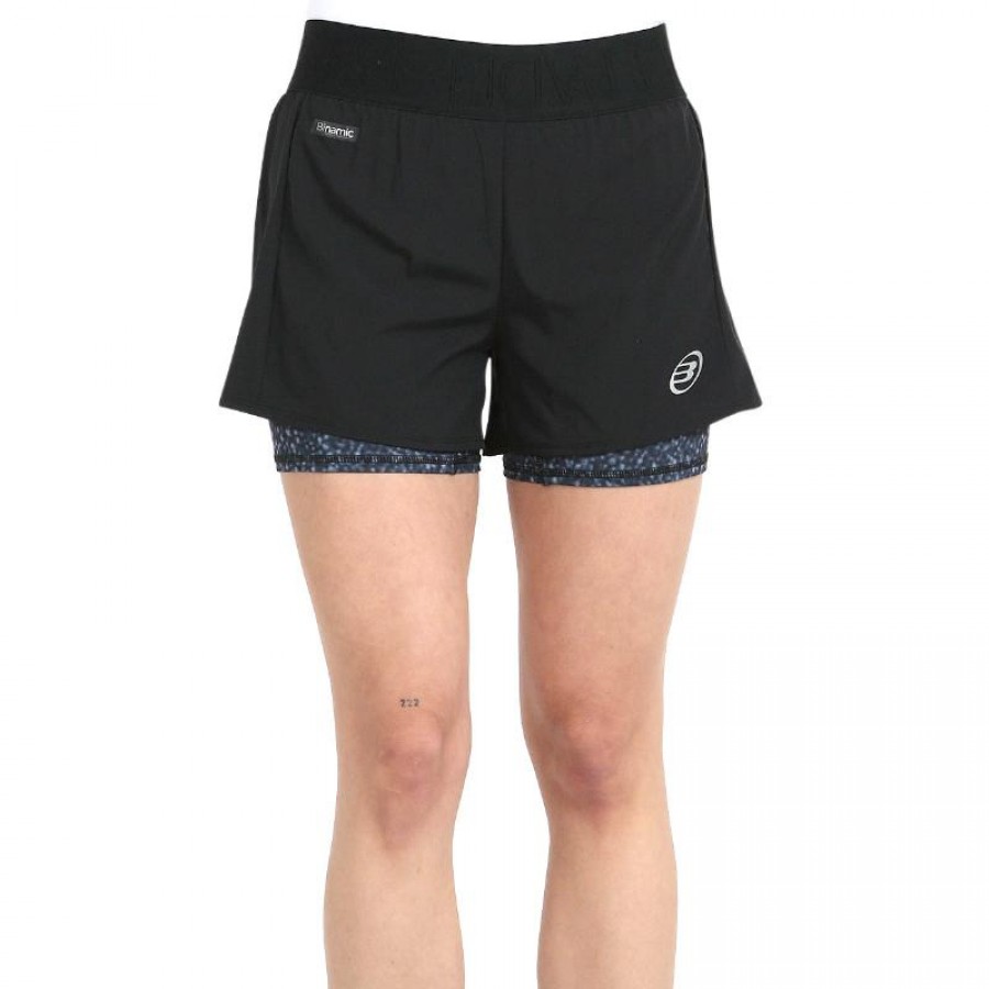 Breca Short Bullpadel Noir Femme  Offre - Pas cher
