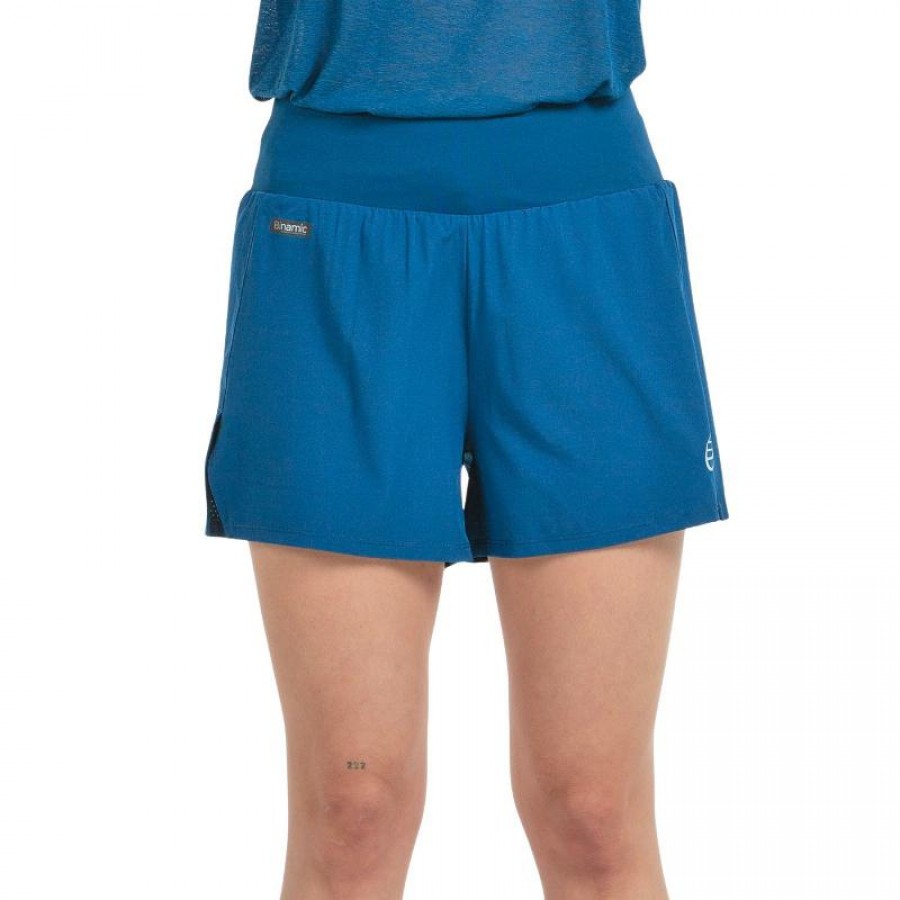 Short Bullpadel Dictio Azul Tinta Mujer  Oferta + Barato