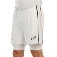 Short Bullpadel Premier Padel Barde Blanc  Offre - Pas cher