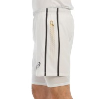 Short Bullpadel Premier Padel Barde Blanc  Offre - Pas cher
