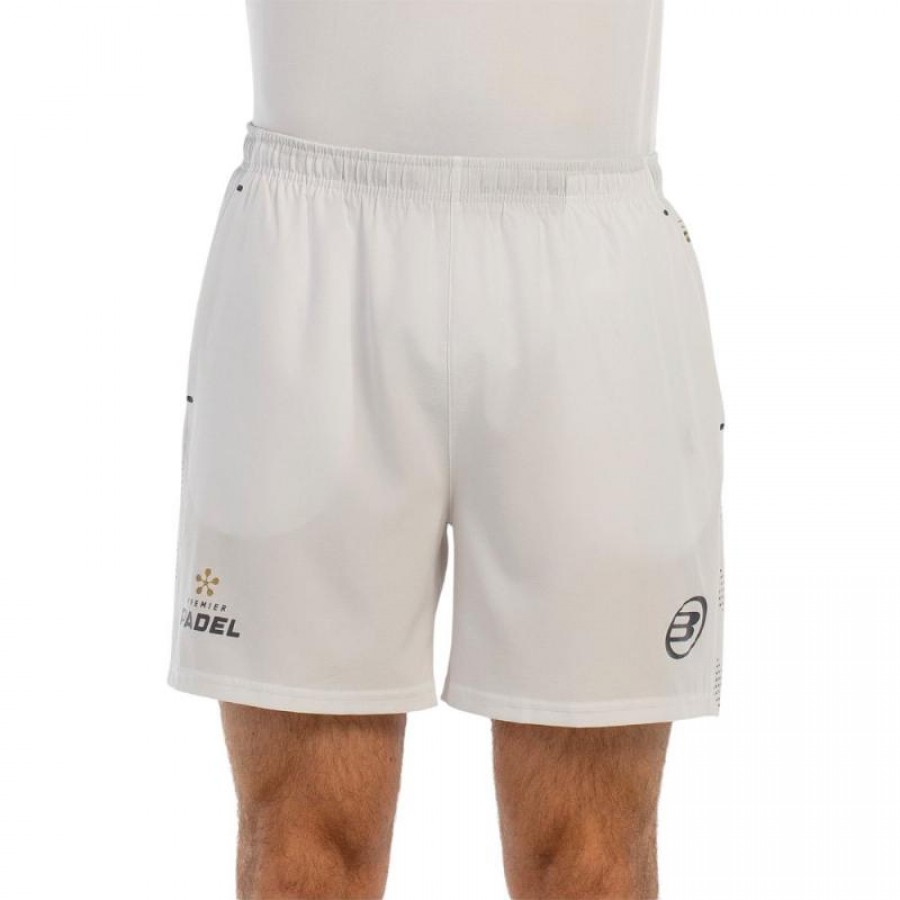 Short Bullpadel Premier Padel Brozo Blanc  Offre - Pas cher