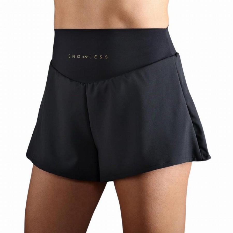 Short Endless Court Negro Mujer  Oferta + Barato