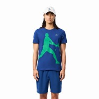 Short Lacoste Novak Djokovic Bleu Fonce  Offre - Pas cher