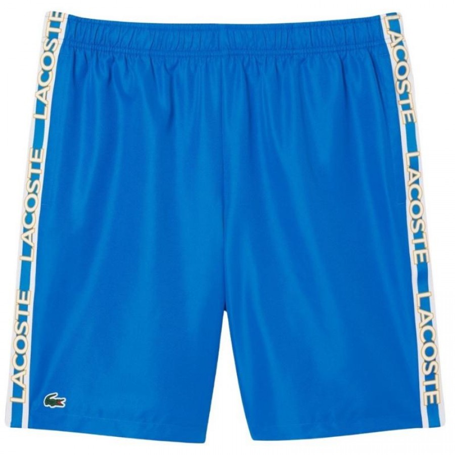 Short Lacoste Sport Azul  Offre - Pas cher