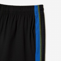 Court metrage Lacoste Sport Negro Amarillo  Offre - Pas cher