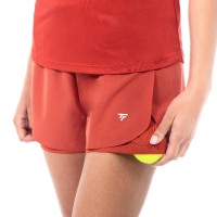Short Tecnifibre Team Stretch Terracota Mujer