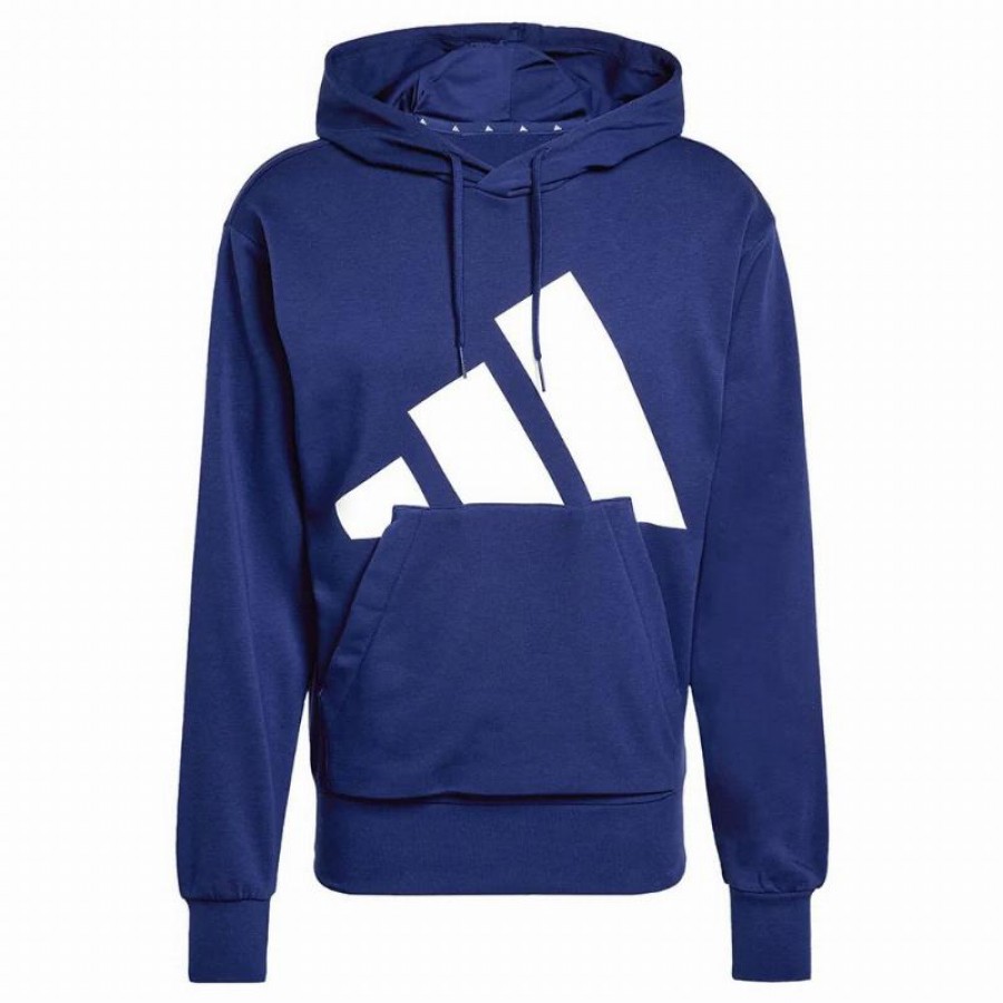 Sweat-shirt adidas Essentials Bleu Fonce Blanc  Offre - Pas cher