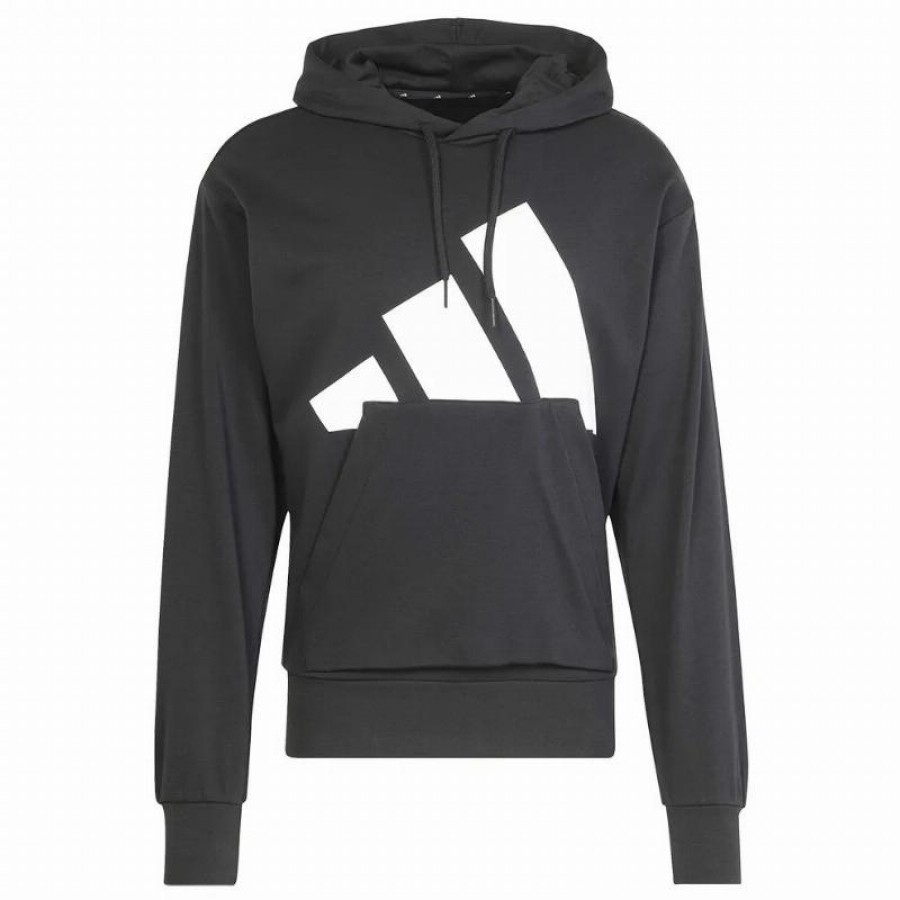 Sudadera Adidas Essentials Negro Blanco  Oferta + Barato