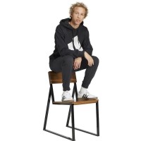 Sudadera Adidas Essentials Negro Blanco  Oferta + Barato