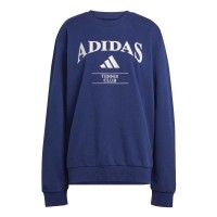 Sudadera Adidas Heritage Graphic Azul Oscuro