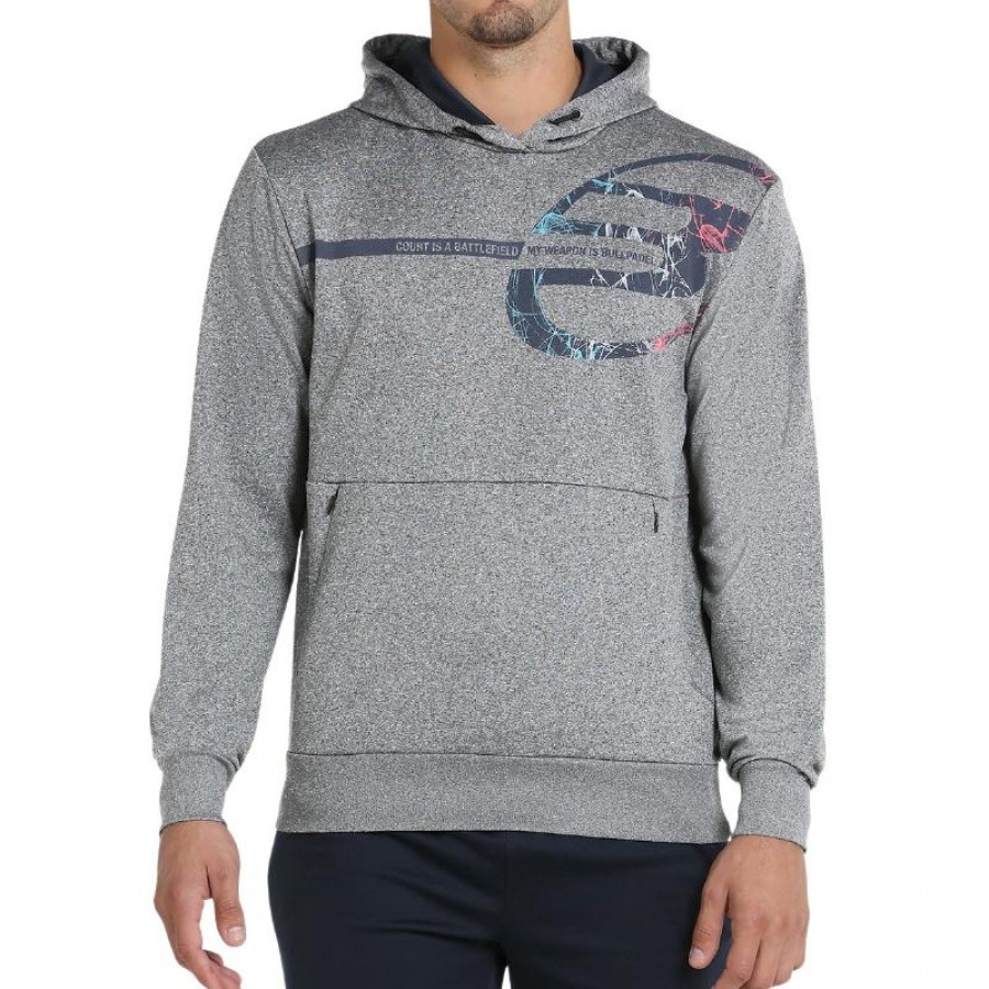 Sudadera Bullpadel Baiona Gris Medio Vigore  Oferta + Barato