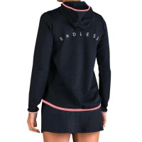 Sudadera Respiracão Sem Fim II Coral Negro  Oferta + Barato