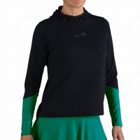 Sweat-shirt Endless Breath Line Noir petrole  Offre - Pas cher