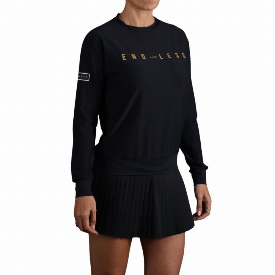 Moletom Preto Endless Inner Tech II  Oferta + Barato
