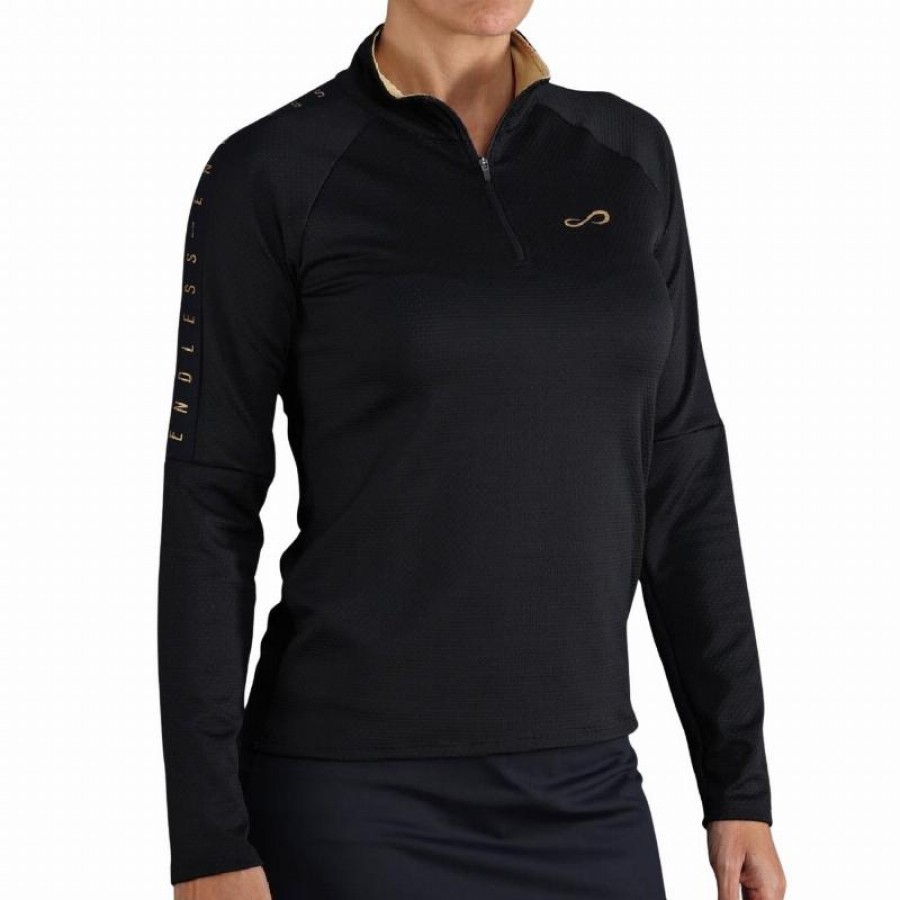 Sweat-shirt Endless Kirsch II Black Gold  Offre - Pas cher