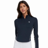 Moletom Feminino Wilson Brentwood Azul Marinho  Oferta + Barato