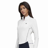 Wilson Brentwood Blanc Sweat-shirt Femme  Offre - Pas cher