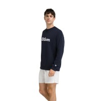 Moletom Wilson Parkside Crew Azul Marinho  Oferta + Barato