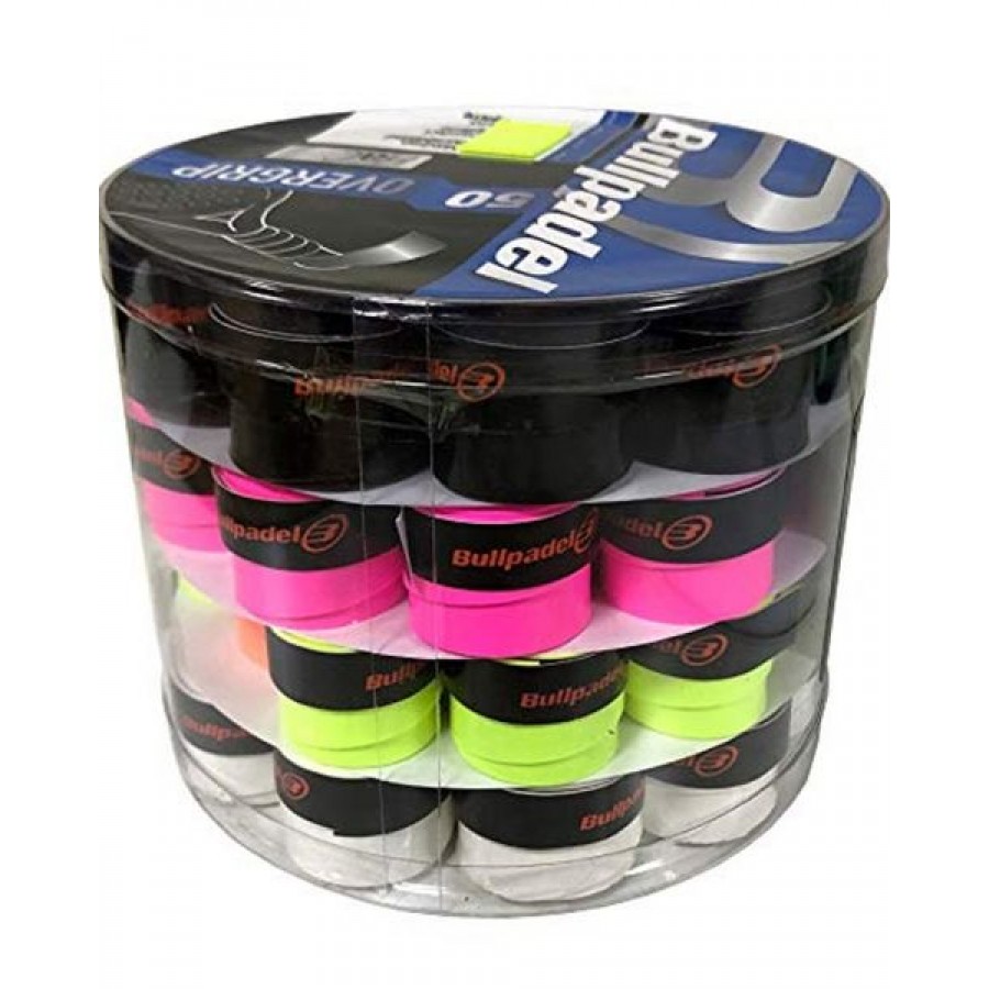 Bullpadel GB1604 Couleurs de tambour 50 Surgrips   Offre - Pas cher