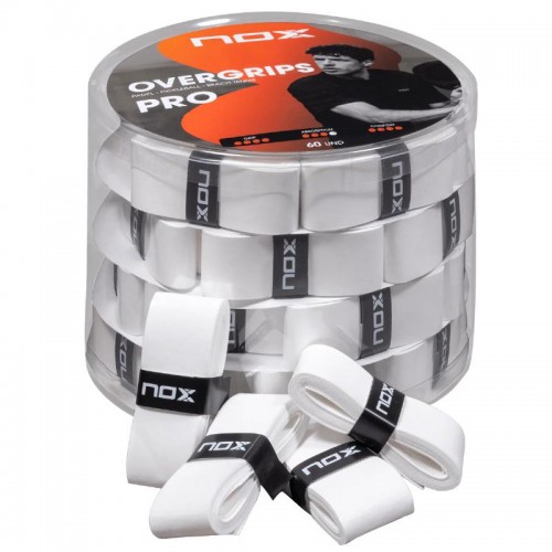 Nox Pro Smooth White Overgrips 60 Unidades de Bateria