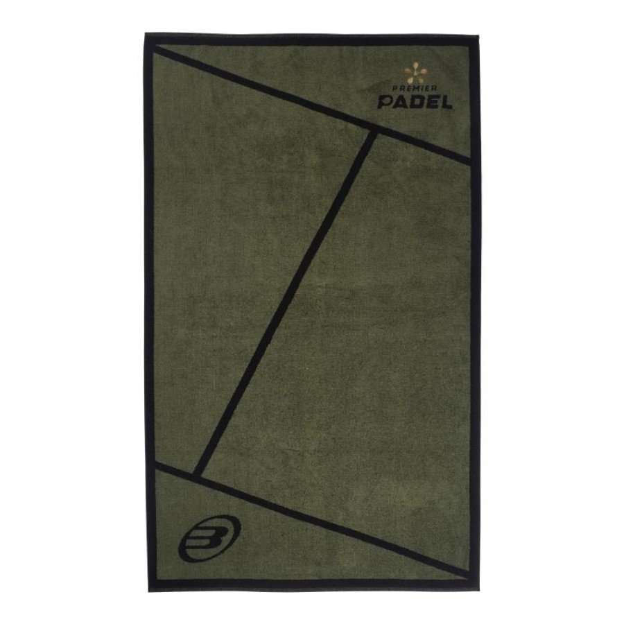 Bullpadel Premier Padel 150x90 Khaki Black Towel PADELPOINT Bullpadel Premier Padel 150x90 Khaki Black Towel