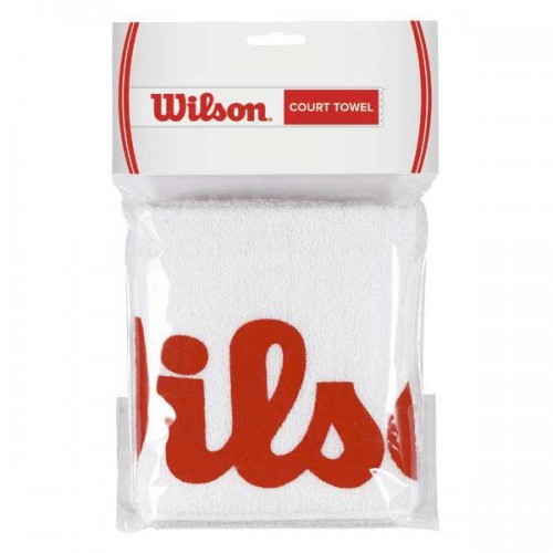 Toalla Wilson Blanco Rojo Pequena Toalla Wilson Blanco Rojo Pequena