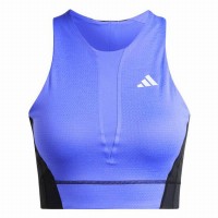 Top Adidas Pro Azul Cobalto Negro Mujer  Oferta + Barato