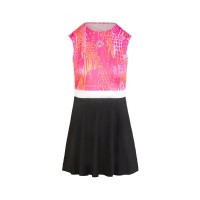 Bidi Badu Tuelo Vestido Rosa Cinza