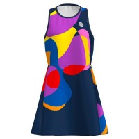 Vestido Twiggy Bidi Badu Azul Escuro Junior Mix  Oferta + Barato
